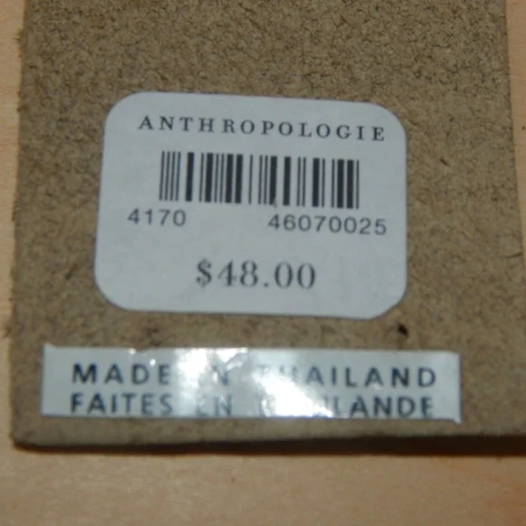 Anthropologie Red Hoop Earrings - Picture 6 of 6